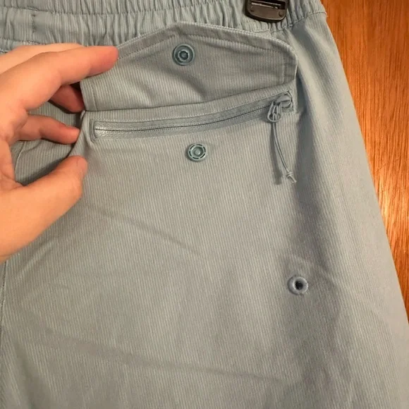 Athleta Marin 5” Blue Board Shorts Lightweight Performance - Picture 5 of 5